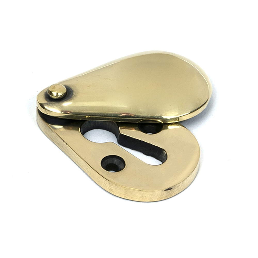 83816 • 47 x 29mm • Aged Brass • From The Anvil Plain Escutcheon