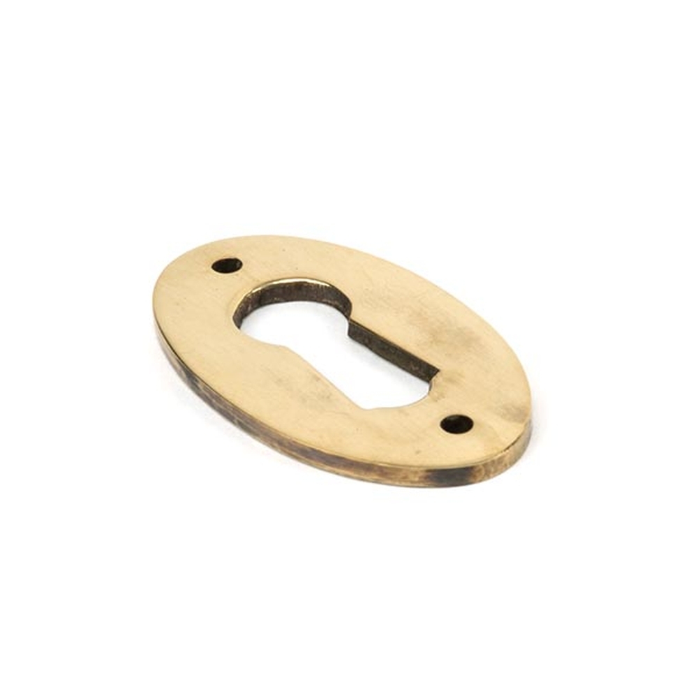 83818 • 51 x 31mm • Aged Brass • From The Anvil Oval Escutcheon