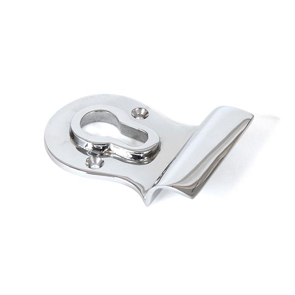 83828  90 x 63mm  Polished Chrome  From The Anvil Euro Door Pull