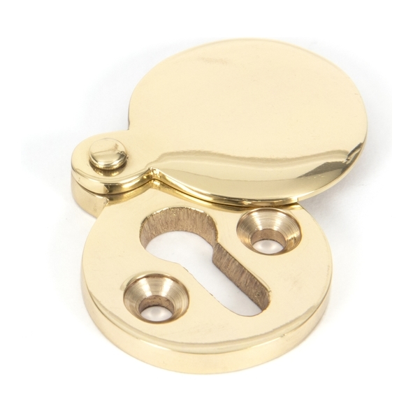 83831  30mm  Polished Brass  From The Anvil 30mm Round Escutcheon