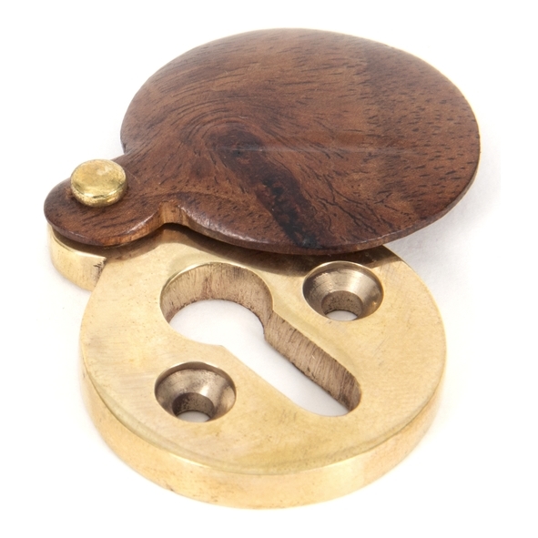 83832  30mm  Rosewood  From The Anvil 30mm Round Escutcheon