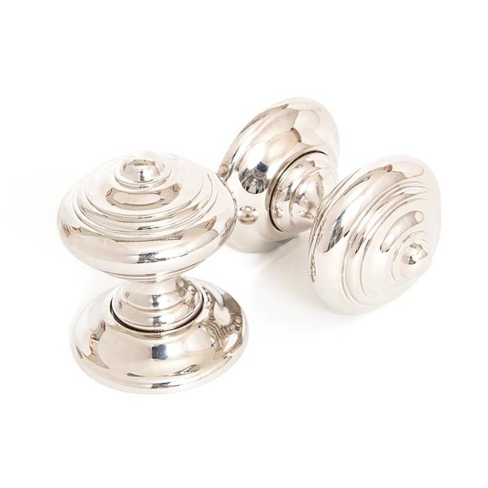 83863 • 56mm • Polished Nickel • From The Anvil Elmore Concealed Mortice Knob Set