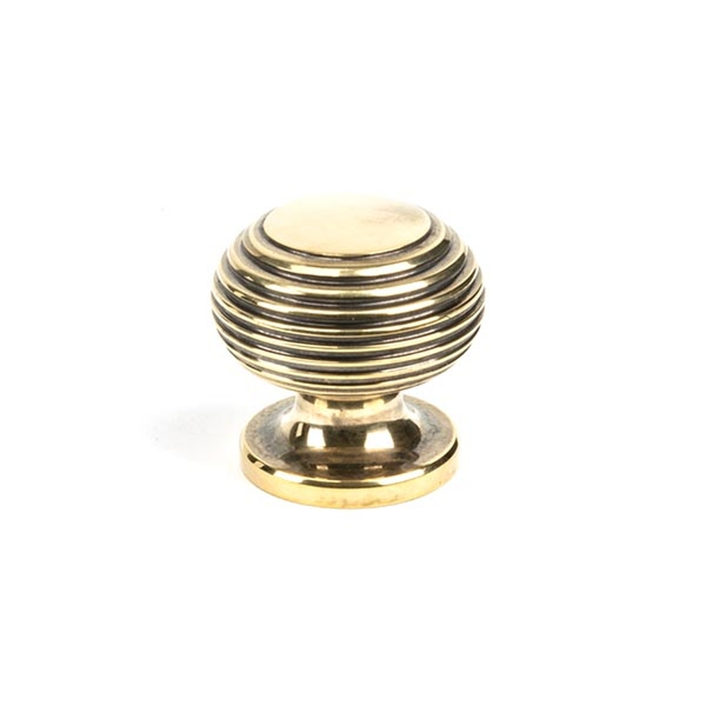 83865  30mm  Aged Brass  From The Anvil Beehive Cabinet Knob