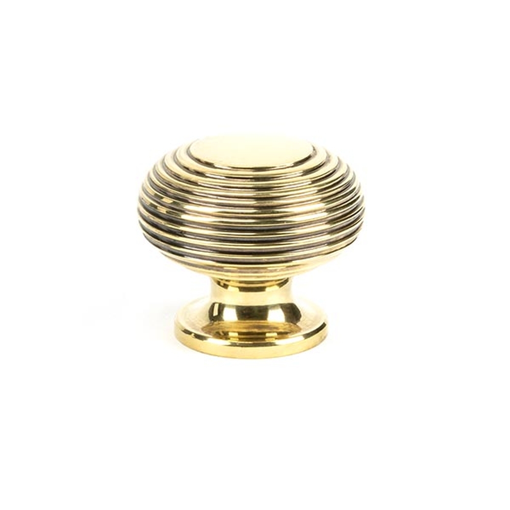 83866  40mm  Aged Brass  From The Anvil Beehive Cabinet Knob