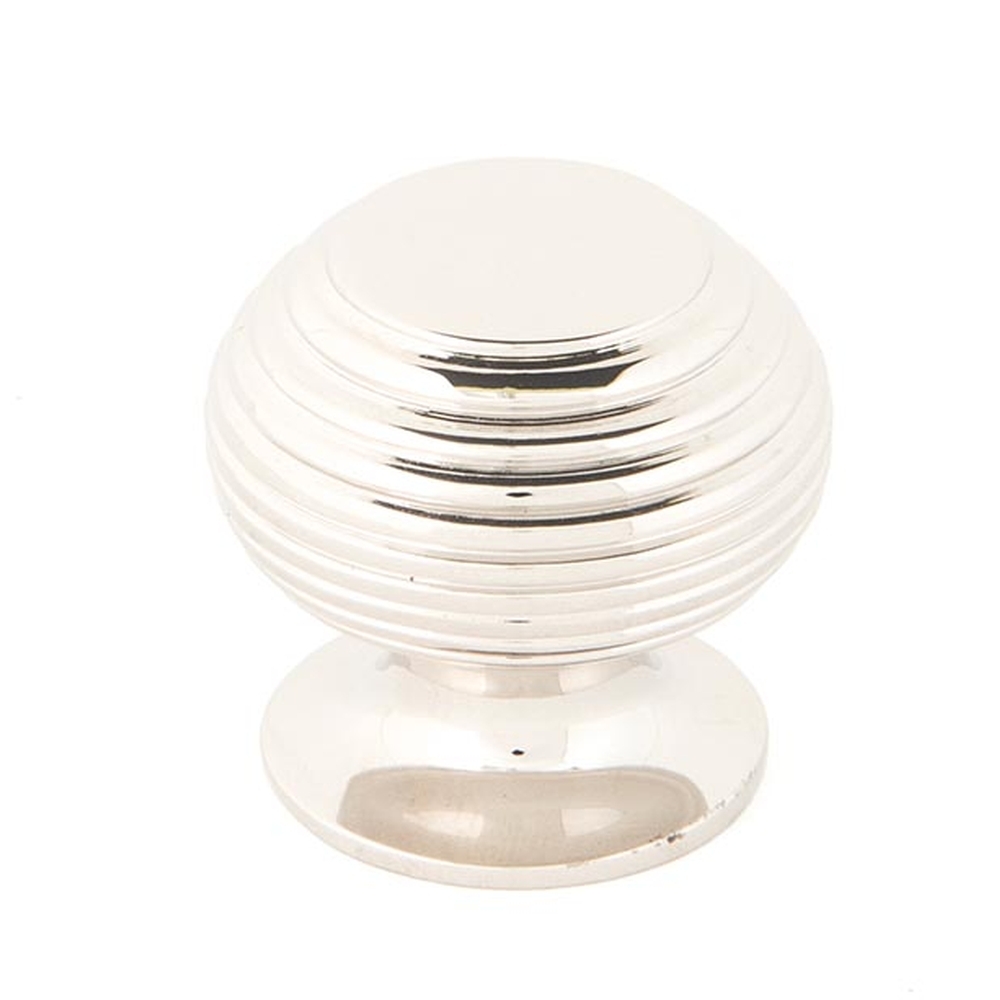 83867  30mm  Polished Nickel  From The Anvil Beehive Cabinet Knob