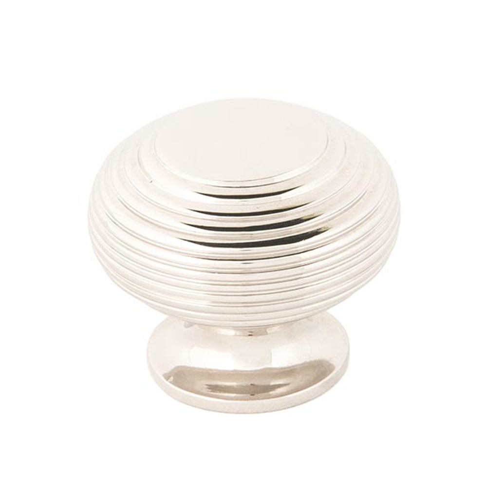 83868  40mm  Polished Nickel  From The Anvil Beehive Cabinet Knob