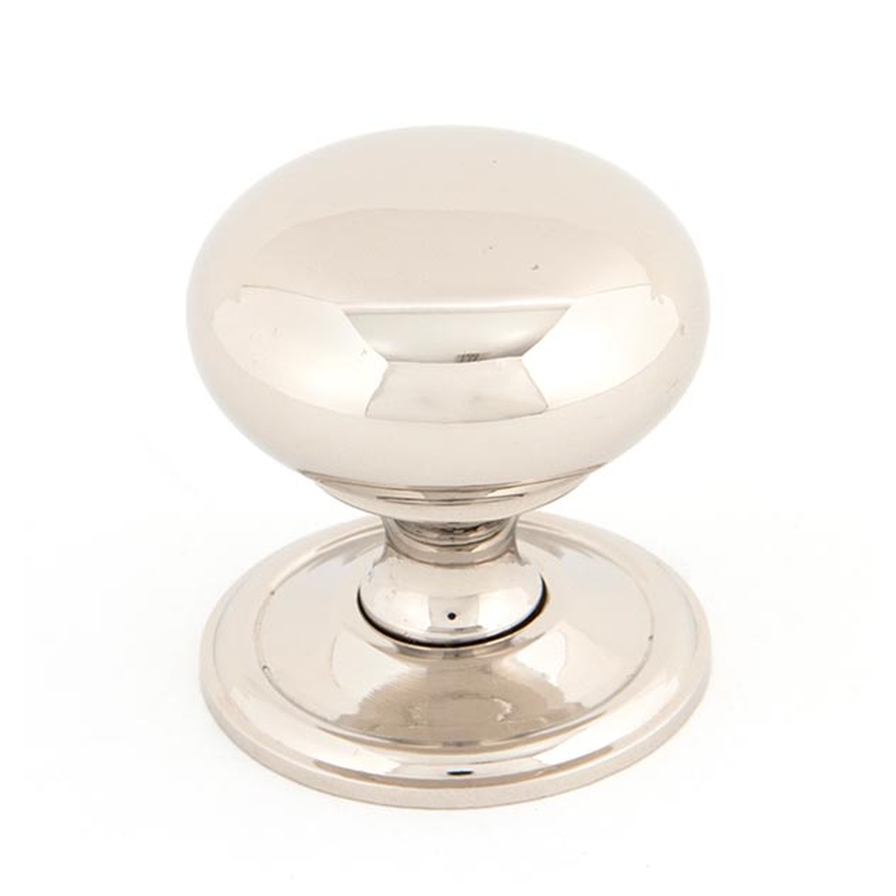 83878 • 38mm • Polished Nickel • From The Anvil Mushroom Cabinet Knob