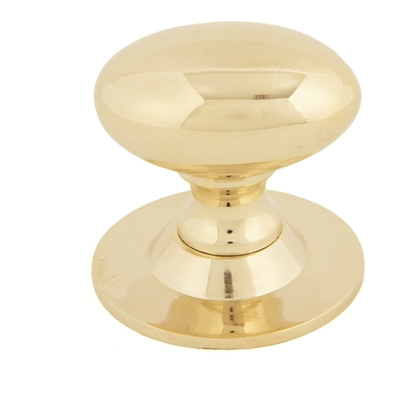 83879 • 40 x 27mm • Polished Brass • From The Anvil Oval Cabinet Knob