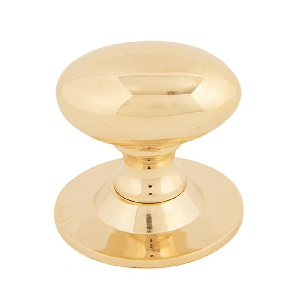 83879  40 x 27mm  Polished Brass  From The Anvil Oval Cabinet Knob