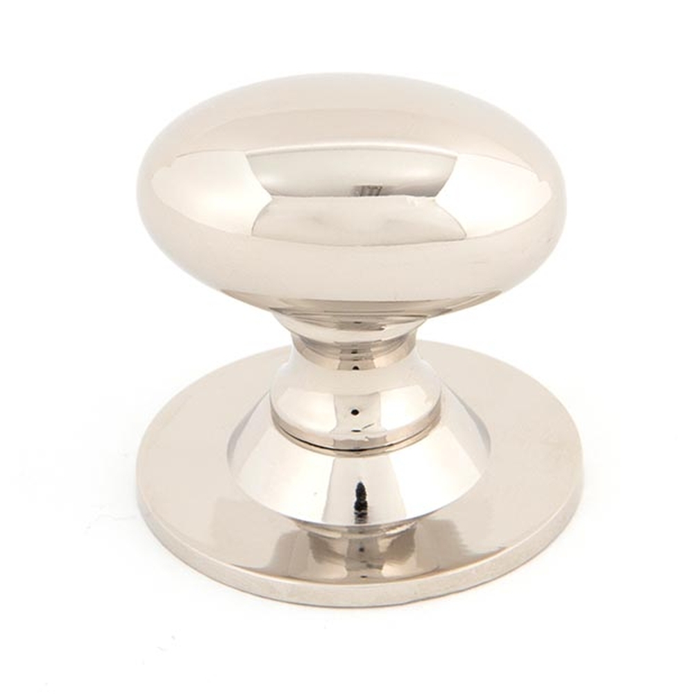 83880  40 x 27mm  Polished Nickel  From The Anvil Oval Cabinet Knob