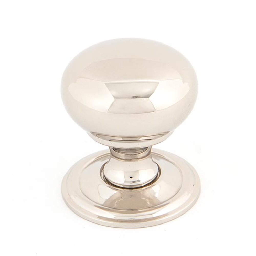 83884 • 32mm • Polished Nickel • From The Anvil Mushroom Cabinet Knob