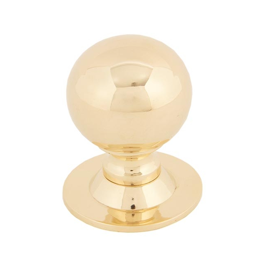 83887  31mm  Polished Brass  From The Anvil Ball Cabinet Knob