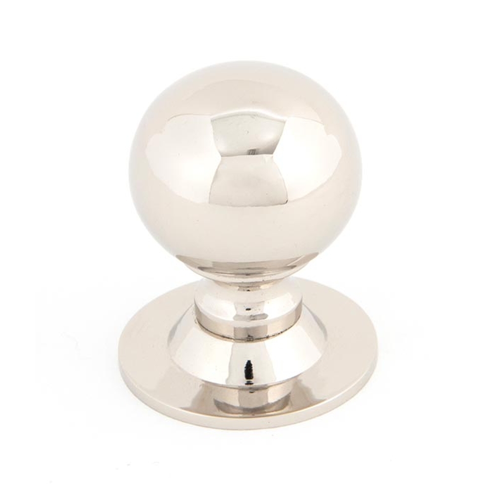 83888  31mm  Polished Nickel  From The Anvil Ball Cabinet Knob