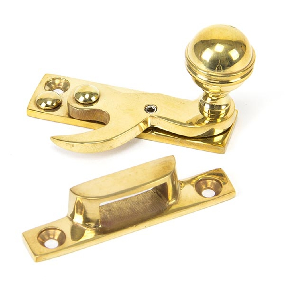 83889 • 64 x 19mm • Polished Brass • From The Anvil Prestbury Sash Hook Fastener