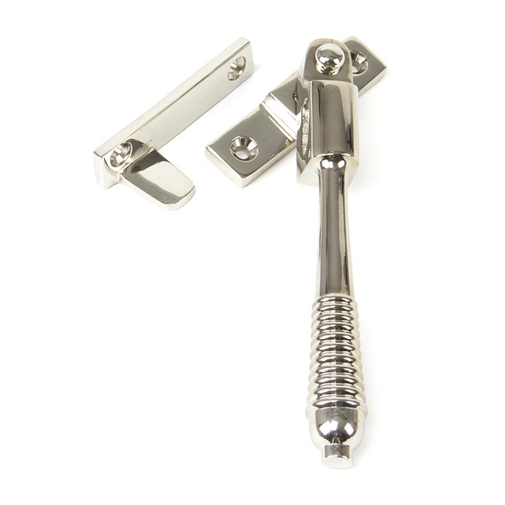 83912  149mm  Polished Nickel  From The Anvil Night-Vent Locking Reeded Fastener