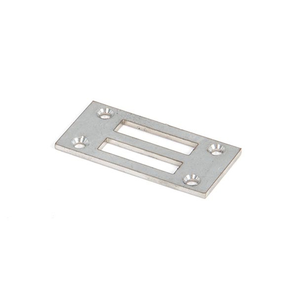 90220  51 x 24mm  Satin Stainless  From The Anvil Ventable Keep Plate