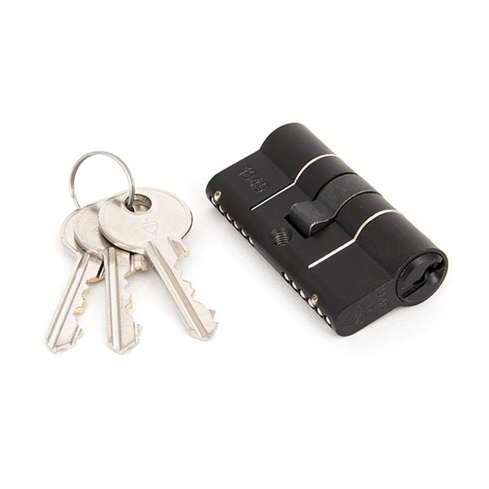 90237 • 30 x 30mm • Black • From The Anvil 6 Pin Euro Double Cylinder Keyed Alike