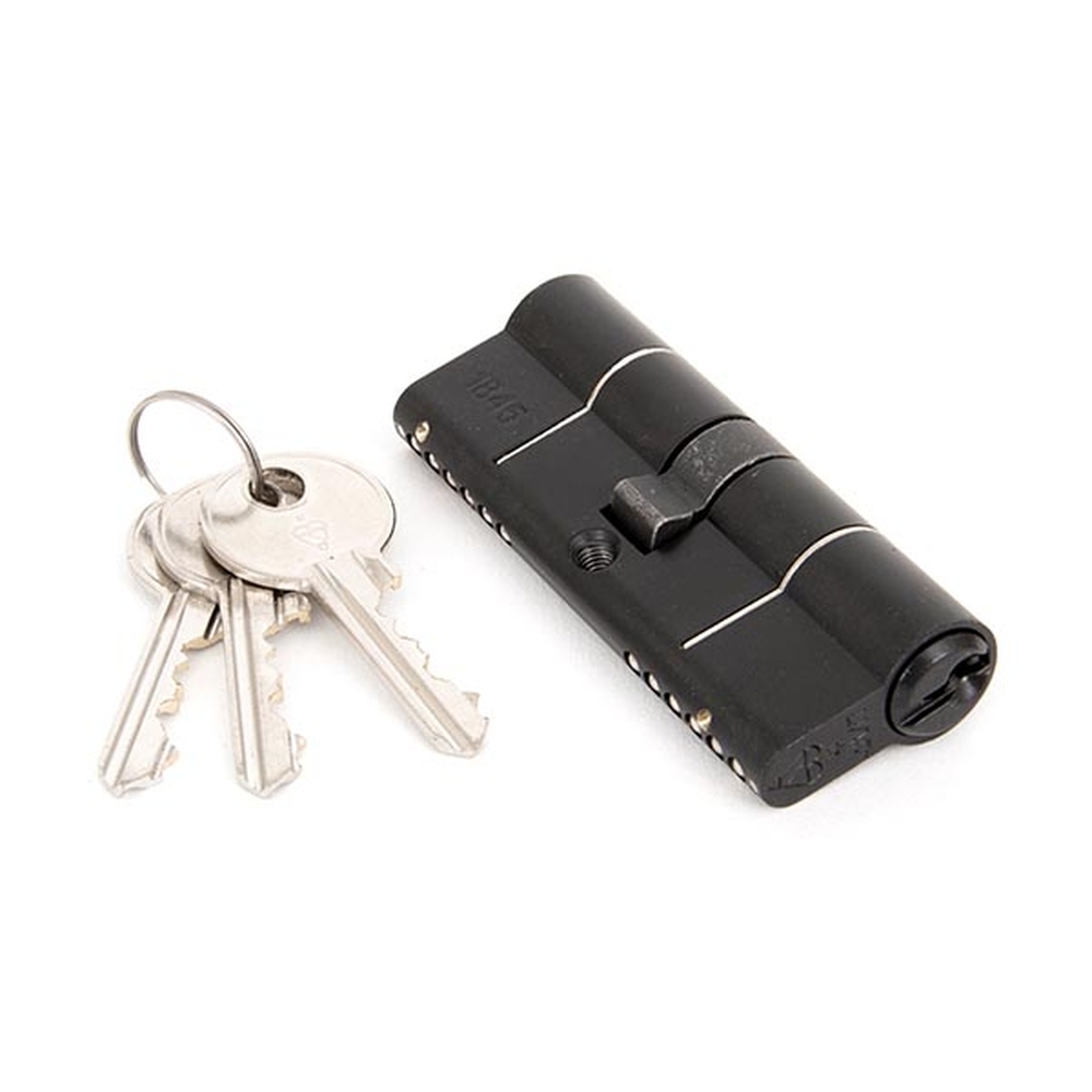 90239 • 40 x 40mm • Black • From The Anvil 6 Pin Euro Double Cylinder Keyed Alike