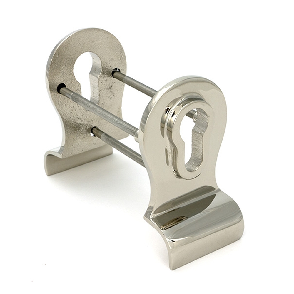 90282  90 x 50mm  Polished Nickel  From The Anvil 50mm Euro Door Pull [Back To Back]