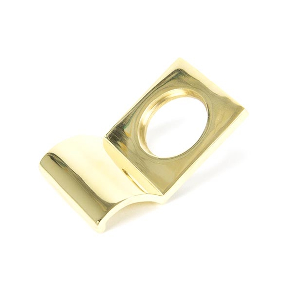 90283  81 x 50mm  Polished Brass  From The Anvil Rim Cylinder Pull