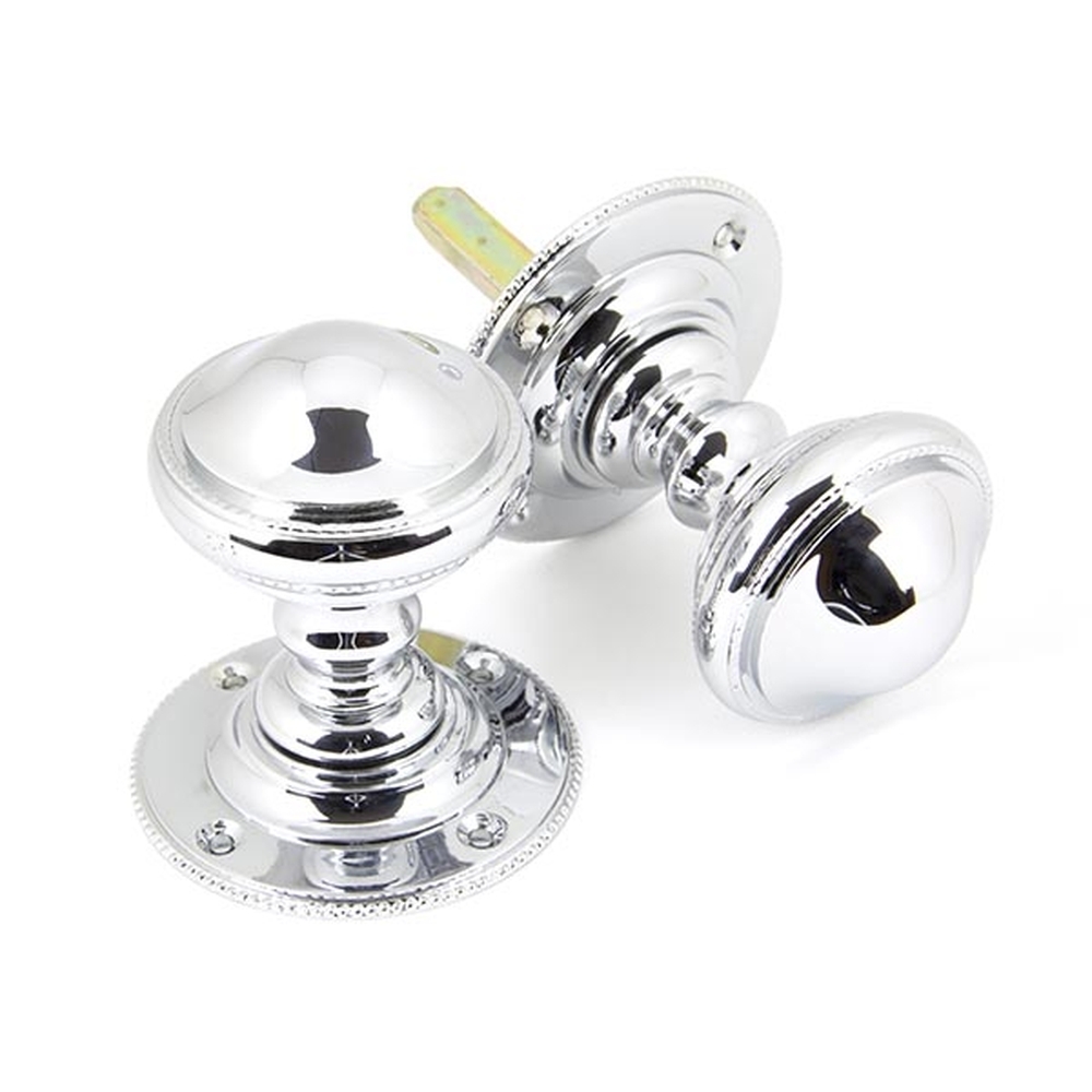 90294 • 50mm • Polished Chrome • From The Anvil Brockworth Mortice Knob Set