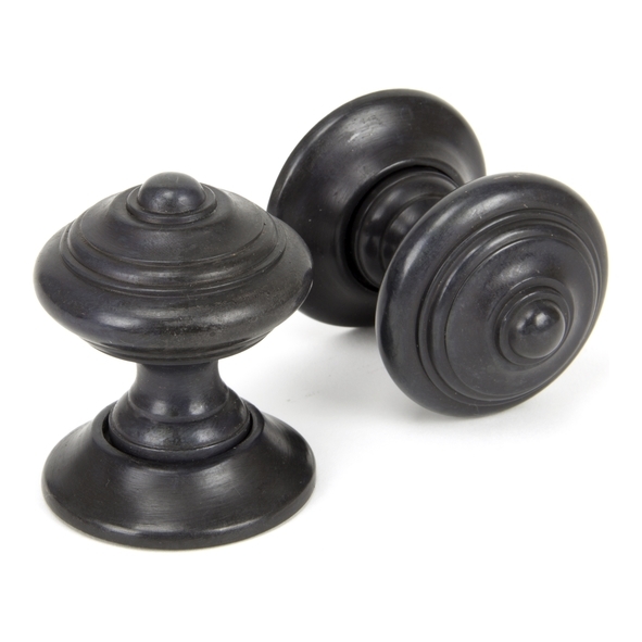 90297  56mm  Aged Bronze  From The Anvil Elmore Concealed Mortice Knob Set