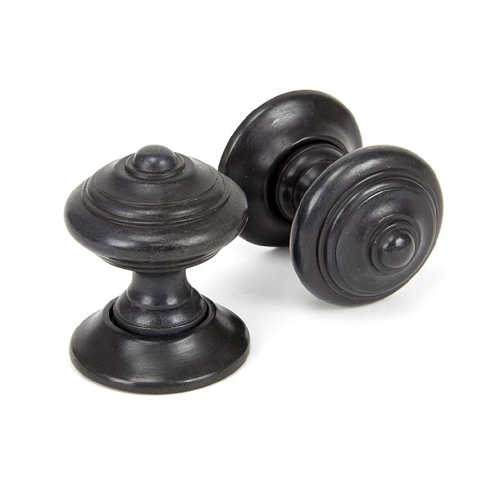 90297 • 56mm • Aged Bronze • From The Anvil Elmore Concealed Mortice Knob Set