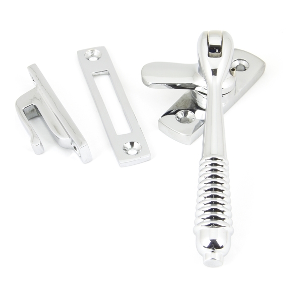 90329  128mm  Polished Chrome  From The Anvil Locking Reeded Fastener