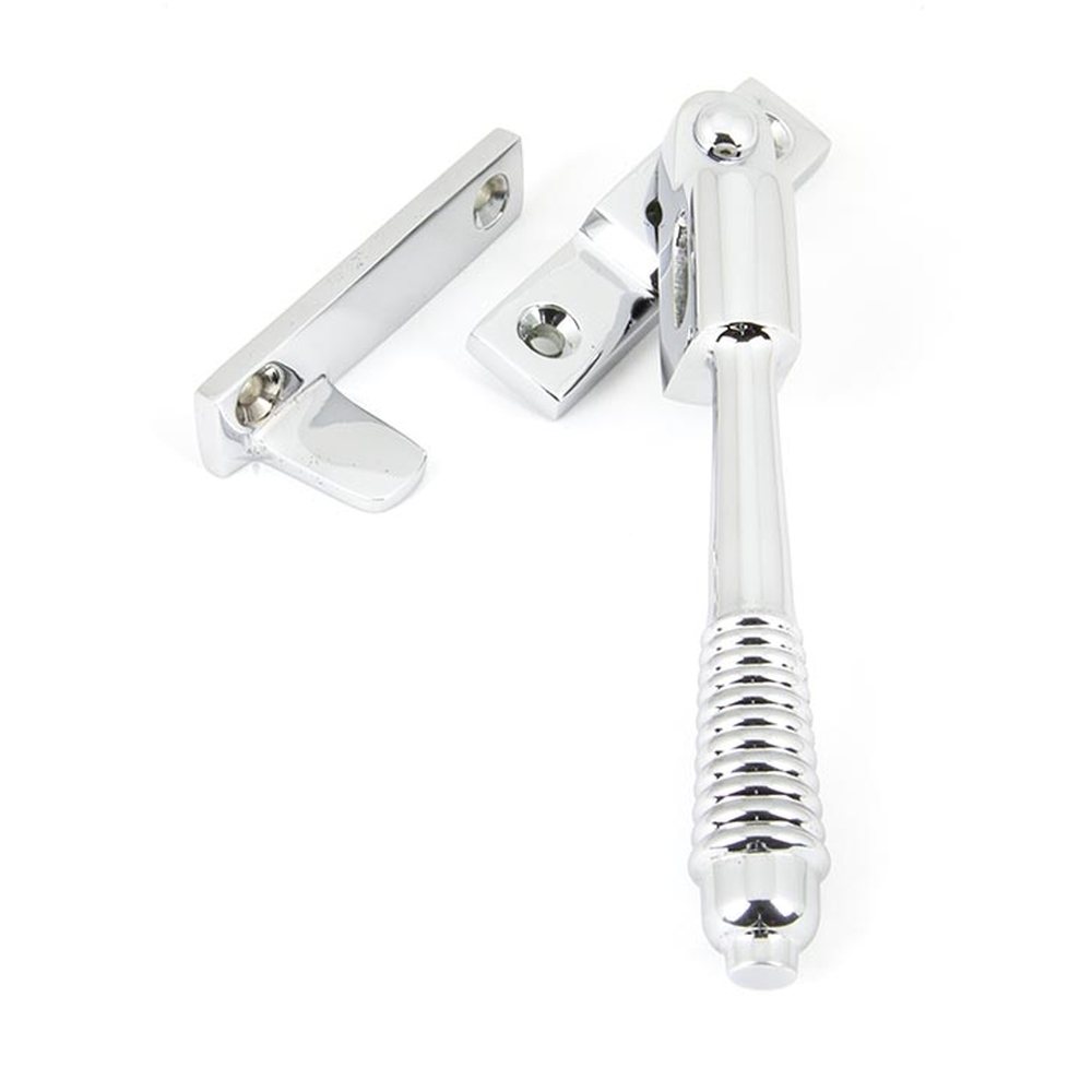 90330  152mm  Polished Chrome  From The Anvil Night-Vent Locking Reeded Fastener