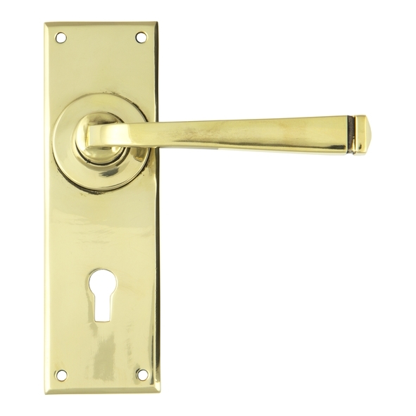 90358 • 152 x 48 x 5mm • Aged Brass • From The Anvil Avon Lever Lock Set