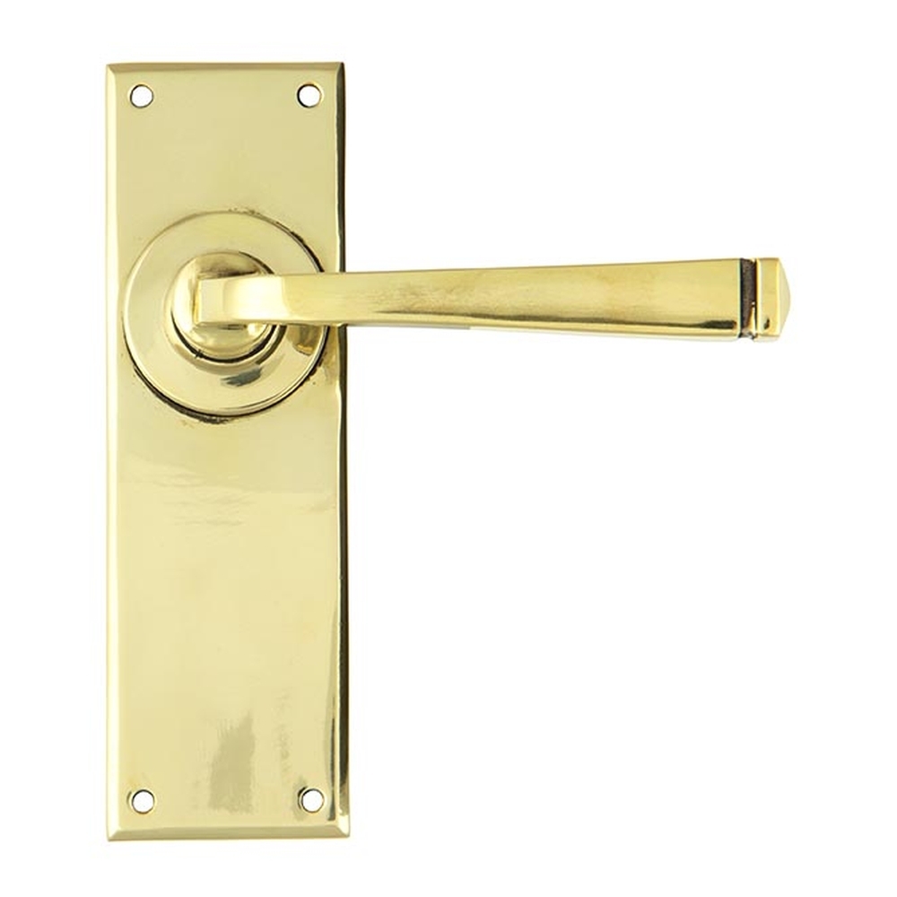 90362  152 x 48 x 5mm  Aged Brass  From The Anvil Avon Lever Latch Set