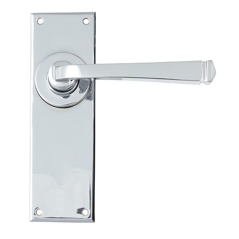 90363  152 x 48 x 5mm  Polished Chrome  From The Anvil Avon Lever Latch Set