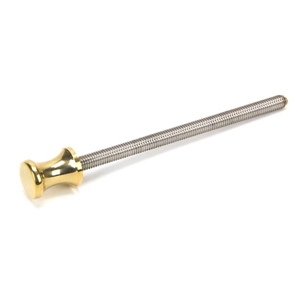 90437 • M6 x 110mm • Polished Brass • From The Anvil Threaded Bar