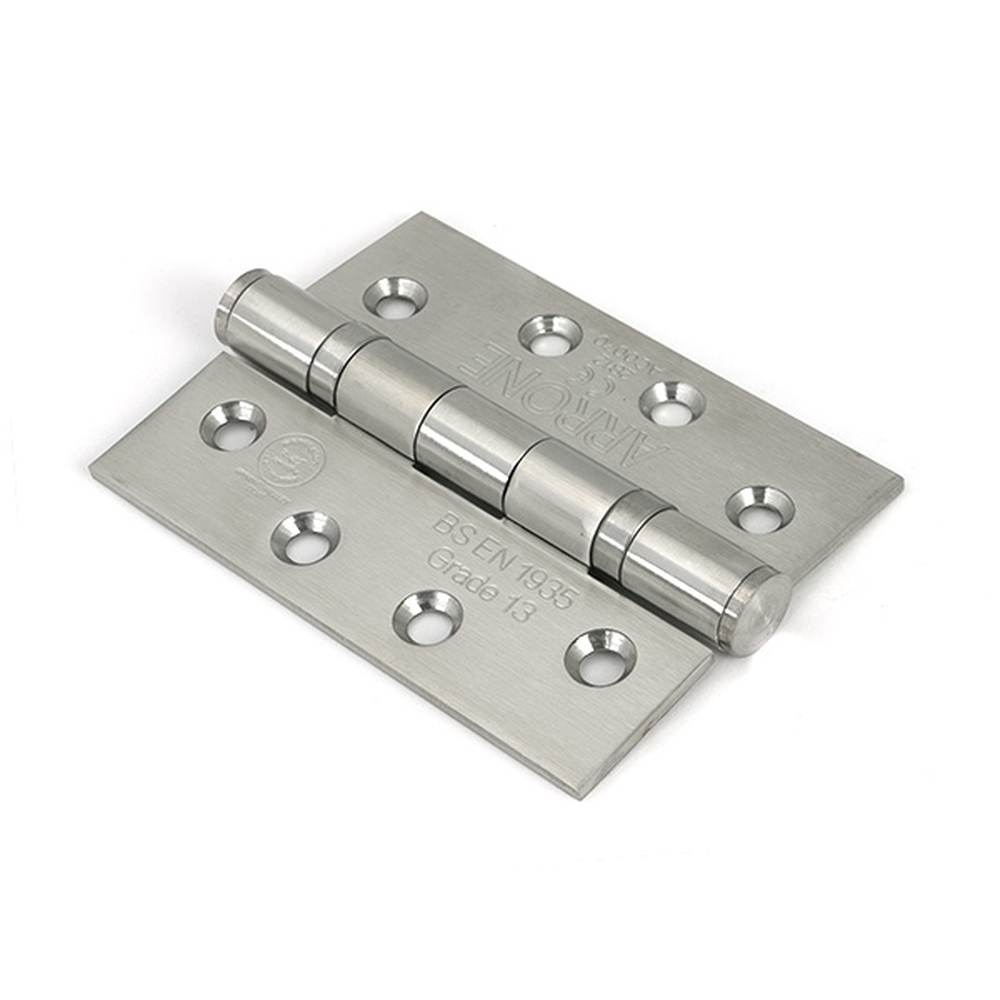 91039 • 102 x 76mm • Satin Stainless • From The Anvil Grade Ball Bearing Butt Hinge