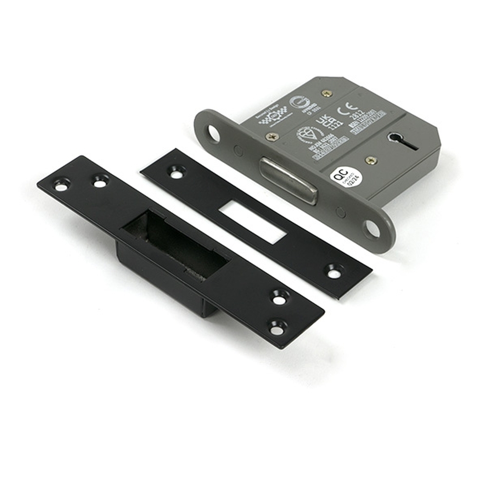 91062 • 78mm [57mm] • Black • From The Anvil BS 5 Lever Deadlock