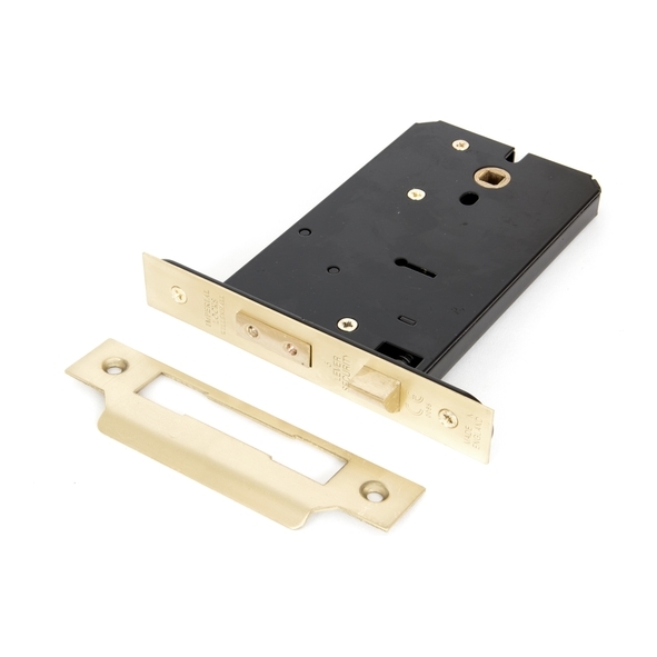 91073 • 152mm [127 x 57mm] • Polished Brass • From The Anvil Horizontal 5 Lever Sash Lock