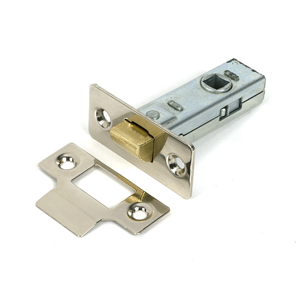 91080 • 66mm [45mm] • Polished Nickel • From The Anvil Nickel Tubular Mortice Latch