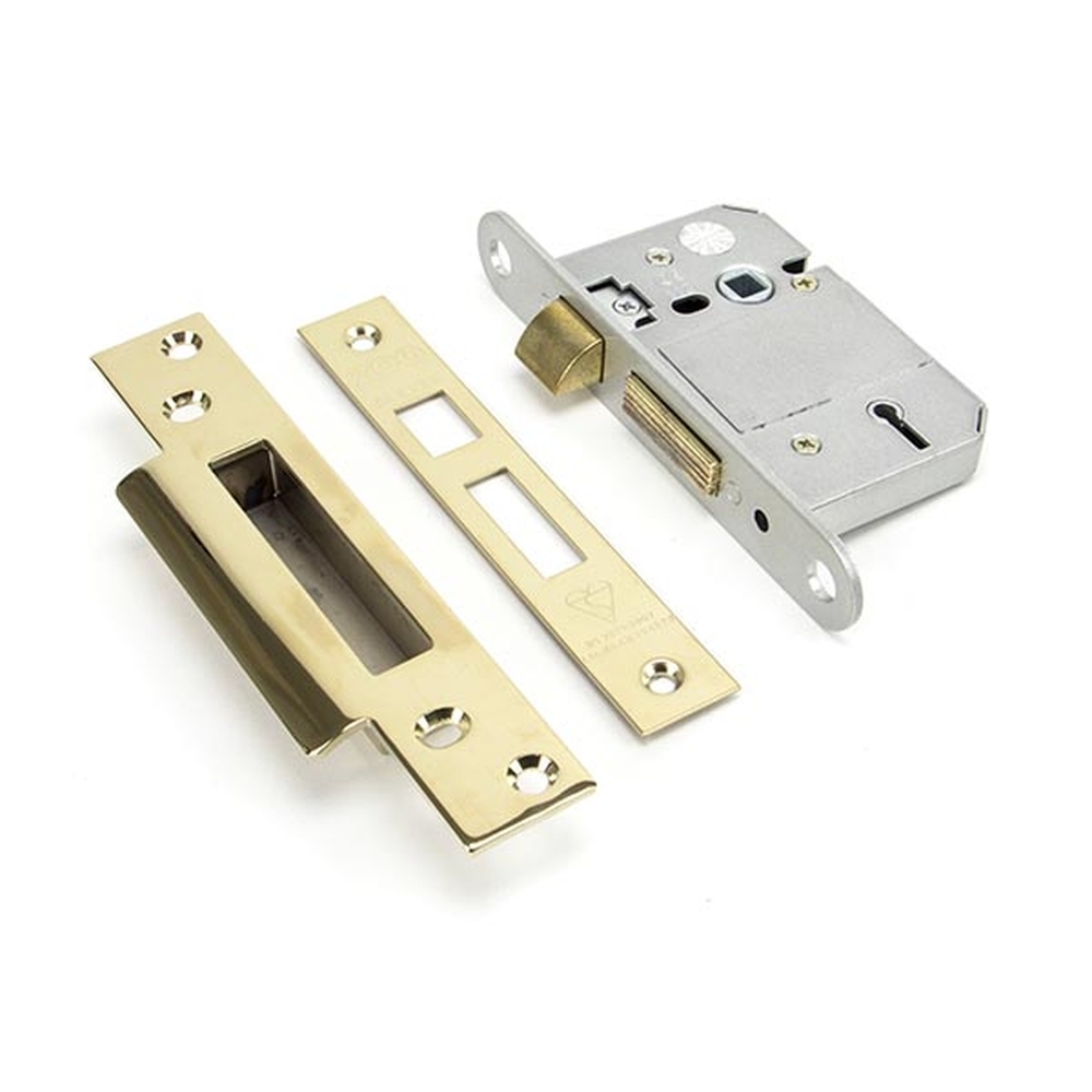 91120 • 64mm [44mm] • PVD Brass • From The Anvil 5 Lever BS Sash Lock