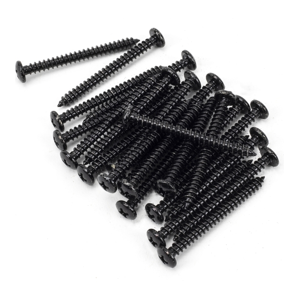 91177  10x2  Black  From The Anvil Round Head Screws
