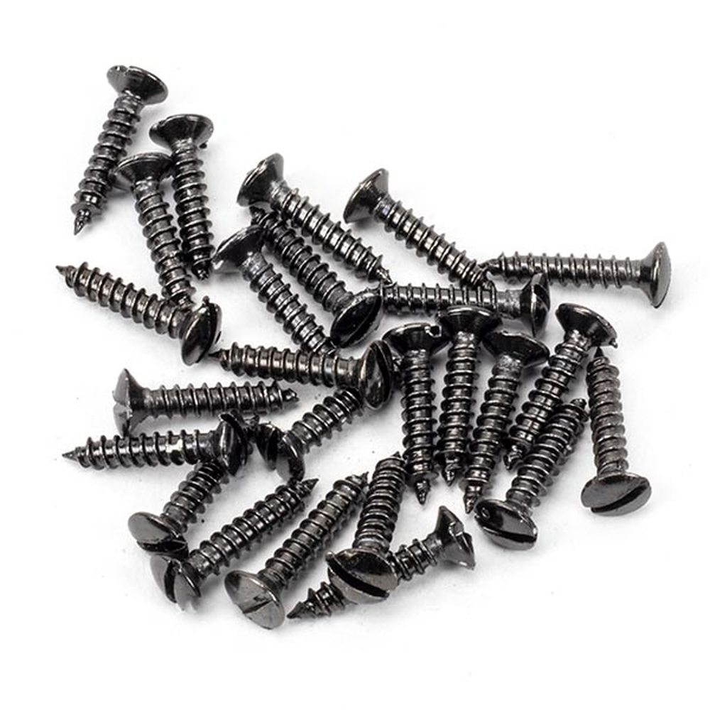 91228  6x  Dark Stainless Steel  From The Anvil Countersunk Raised Head Screw