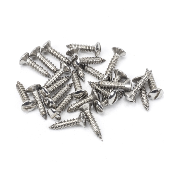 91249  8x  Stainless Steel  From The Anvil Countersunk Raised Head Screws