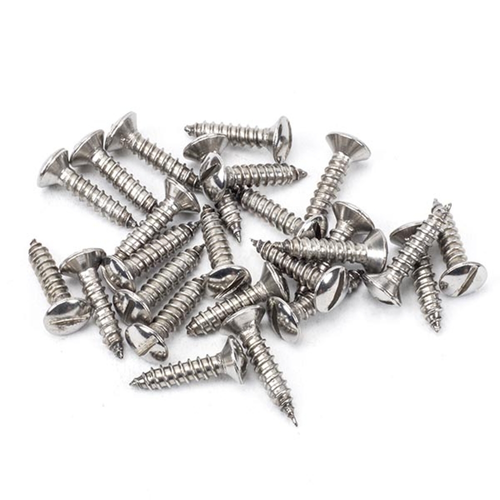 91249  8x  Stainless Steel  From The Anvil Countersunk Raised Head Screws