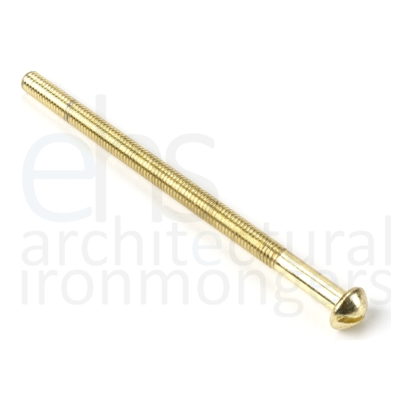 91270  M5 x 90mm  Polished Brass  From The Anvil Male Bolt