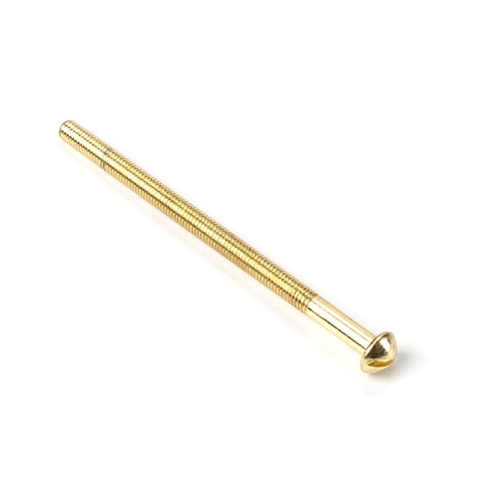 91270 • M5 x 90mm • Polished Brass • From The Anvil Male Bolt