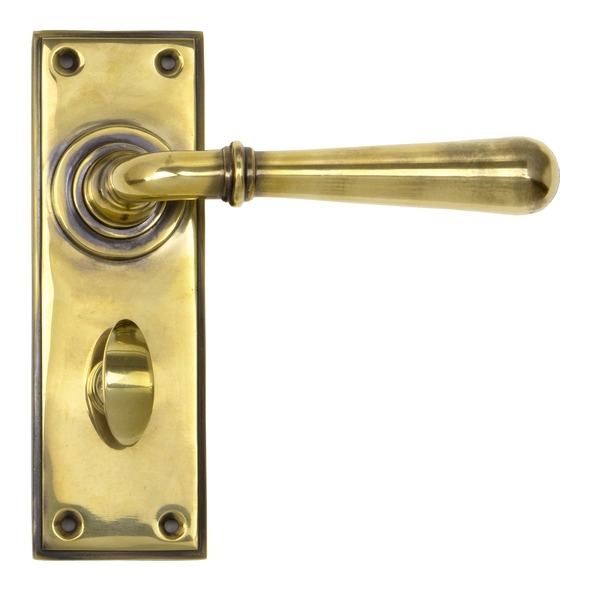 91416 • 152 x 50 x 8mm • Aged Brass • From The Anvil Newbury Lever Bathroom Set