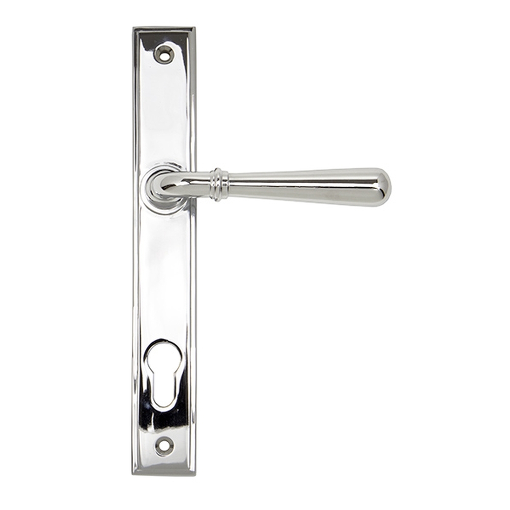 91420 • 244 x 36 x 13mm • Polished Chrome • From The Anvil Newbury Slimline Lever Espag. Lock Set