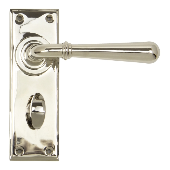 91430 • 152 x 50 x 8mm • Polished Nickel • From The Anvil Newbury Lever Bathroom Set