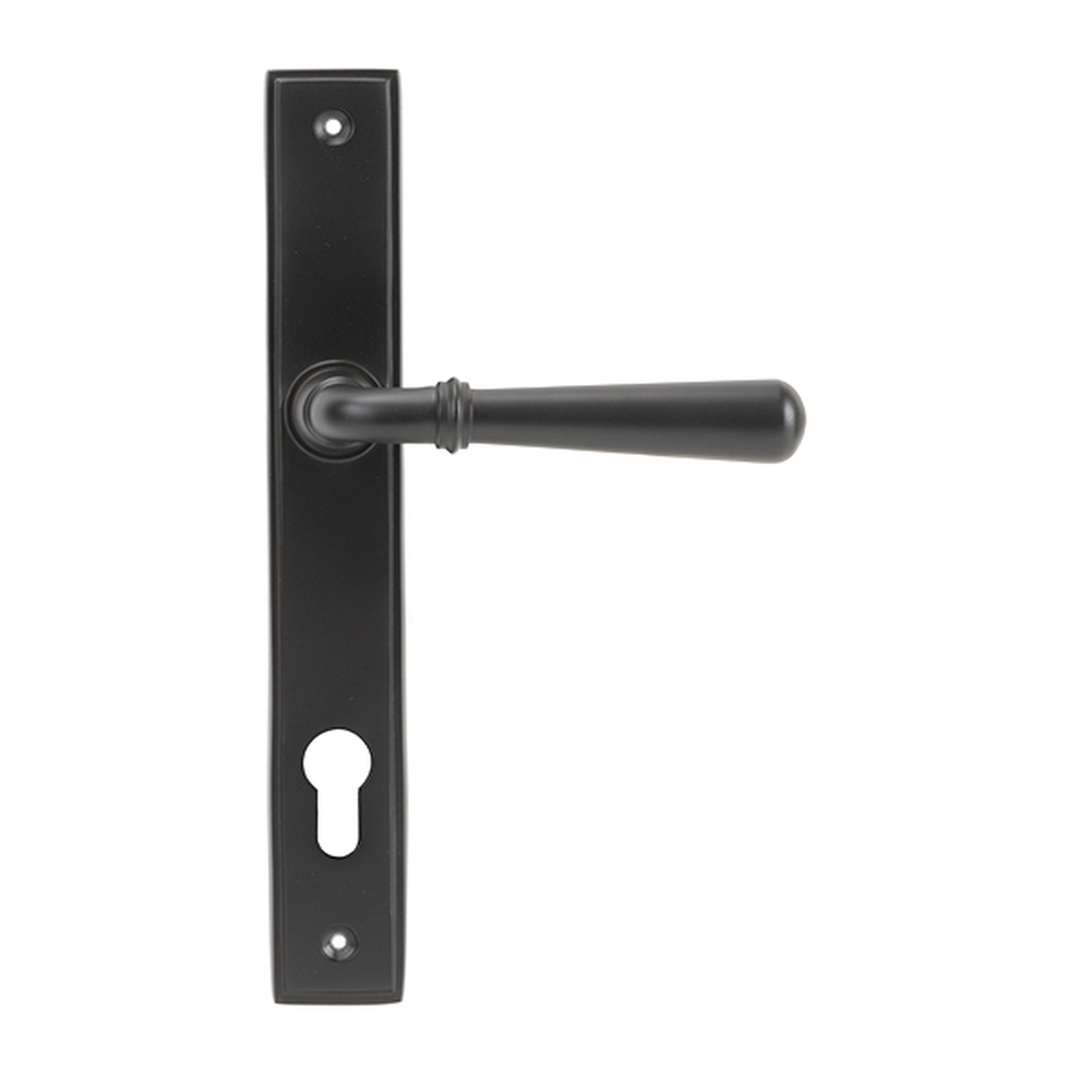 91434  244 x 36 x 13mm  Aged Bronze  From The Anvil Newbury Slimline Lever Espag. Lock Set