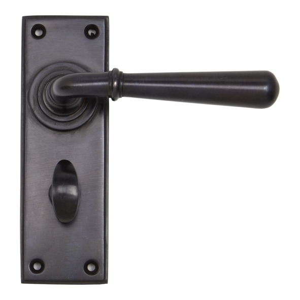 91437 • 152 x 50 x 8mm • Aged Bronze • From The Anvil Newbury Lever Bathroom Set