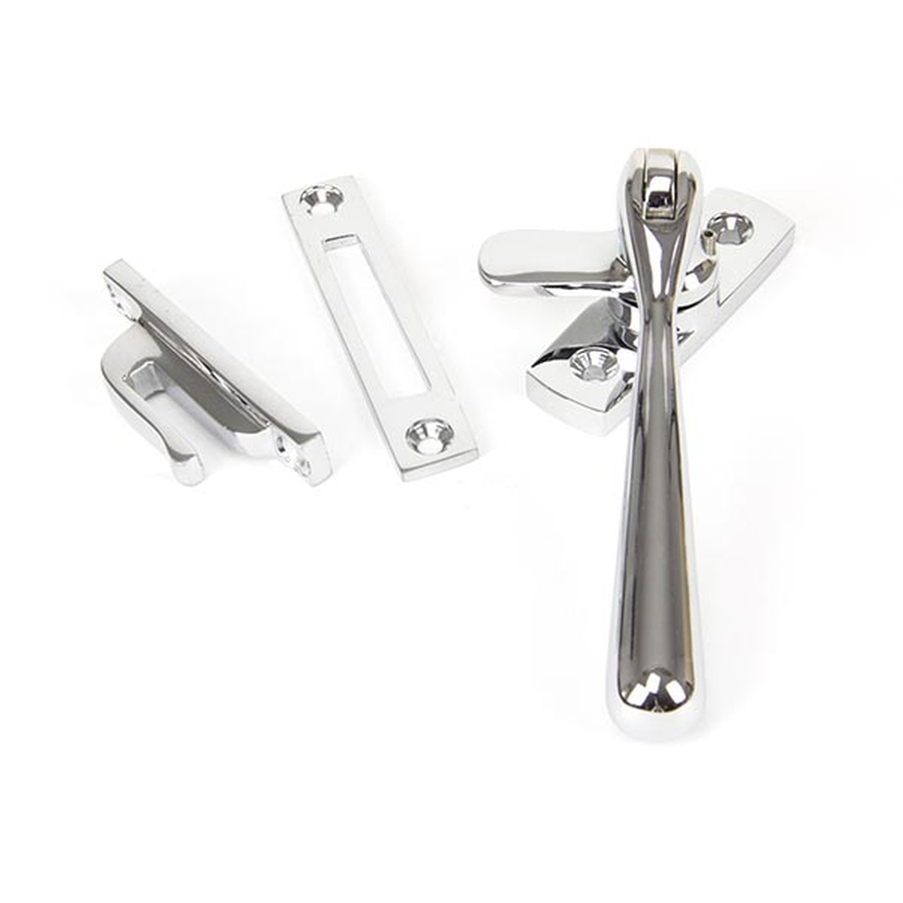 91448  128mm  Polished Chrome  From The Anvil Locking Newbury Fastener